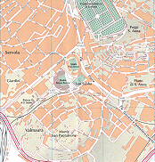 karta trieste Servola, strada indice  San Sabba, Monte San Pantaleone, Poggi S. Anna, Piano di S. Anna Trieste City Map Italy