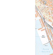trst mapa Adria Terminal, Porto Vecchio Trieste City Map Italy