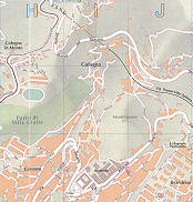 mapa trieste Cologna in Monte,strada indice Parco di Villa Giulia, Coroneo, Cologna, Brandesia Trieste City Map Italy