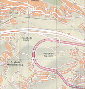 mapa trsta italija Rozzol, Montebello Inferiore, S. Maria Maddalena Sup., Montebello Superiore, Autostradale Grande Trieste City Map Italy