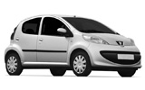 Noleggio auto Peugeot 107
